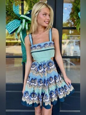 la charrasca halter mini dress Alemais | Dresses | Alemais Art Print Multi Us Nwt Back in Stock Styles